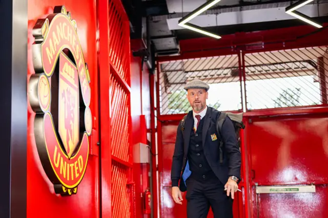 Manchester United Head Coach / Manager Erik ten Hag arrives