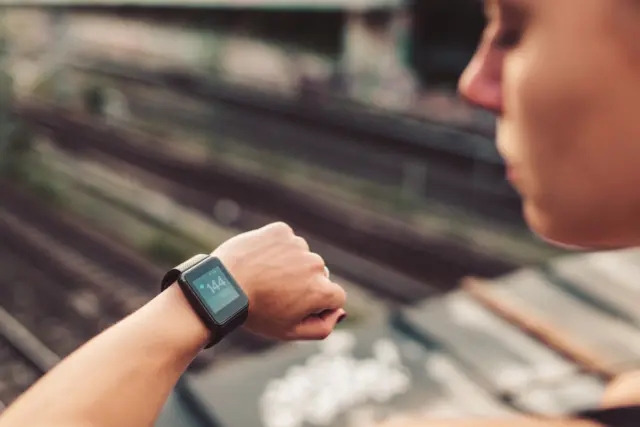 Smartwatch on hand