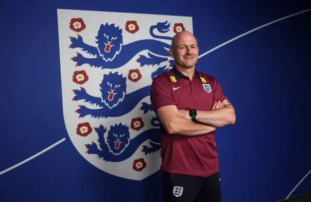 Lee Carsley poses for a photograph in his new position as Interim Manager for the England Senior Team