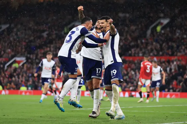 Tottenham celebrate