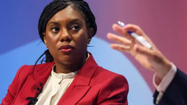 Kemi Badenoch attends the Britain's Conservative Party's annual conference