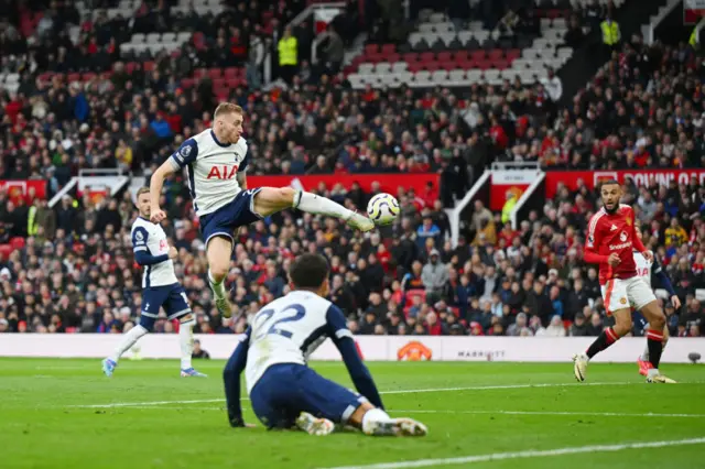 Dejan Kulusevski scores for Tottenham