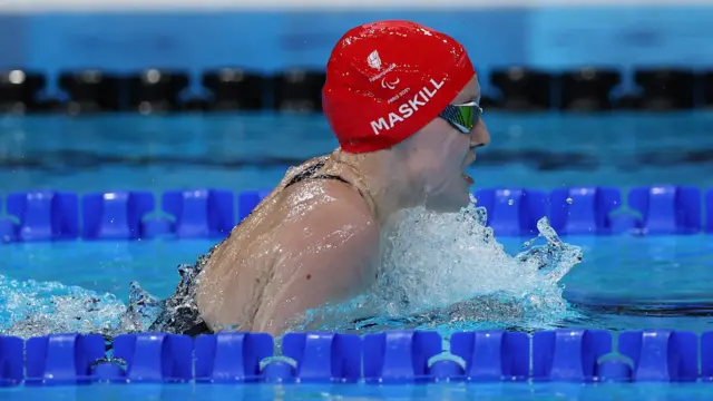 Poppy Maskill in the women's SM14 200m individual medley