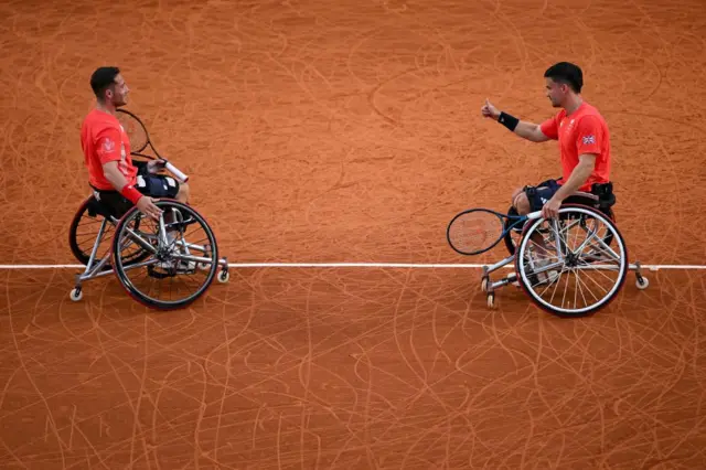 Alfie Hewett and Gordon Reid