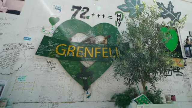 Grenfell tribute wall