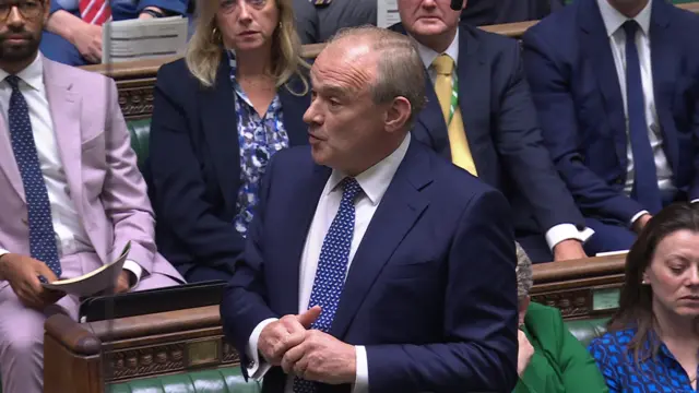 Ed Davey speaking