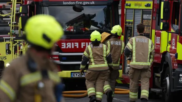 London firefighters