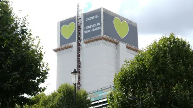 Grenfell Tower in west London