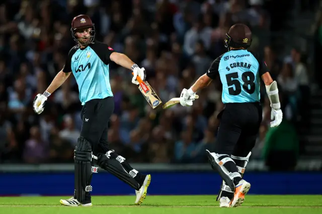 Dom Sibley and Sam Curran