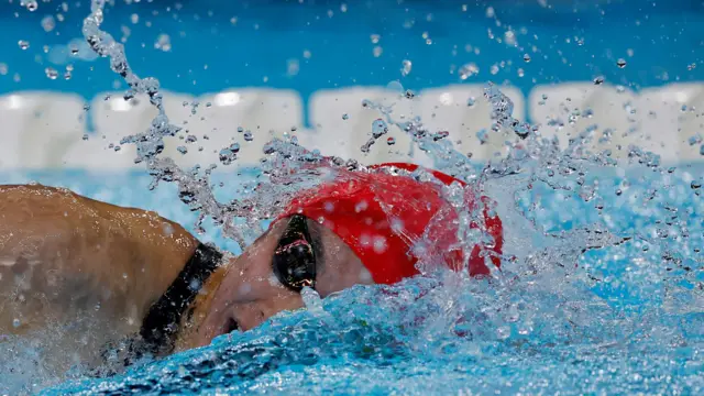 Alice Tai during her women's S8 400m freestyle final