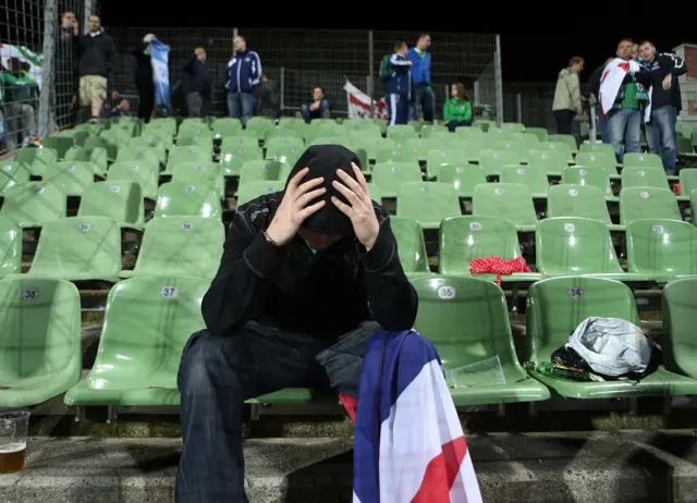 A dejected NI fan