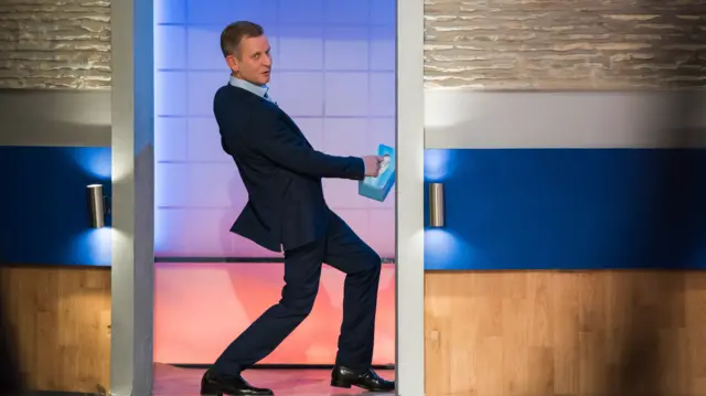 Jeremy Kyle on the set of the show