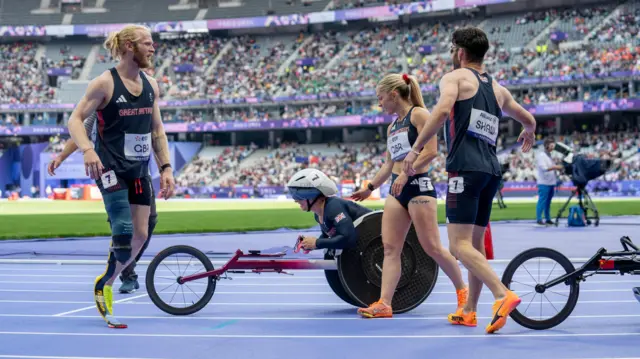 Great Britain's universal relay team