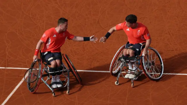 Alfie Hewett and Gordon Reid