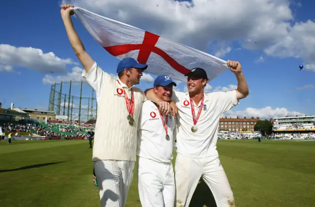 Steve Harmison, Rob Key, Andrew Flintoff