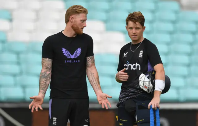 Ben Stokes and Ollie Pope