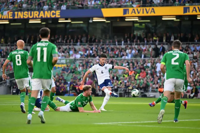 Declan Rice scores for England