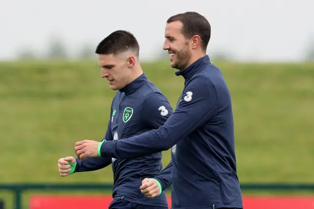 John O'Shea and Declan Rice