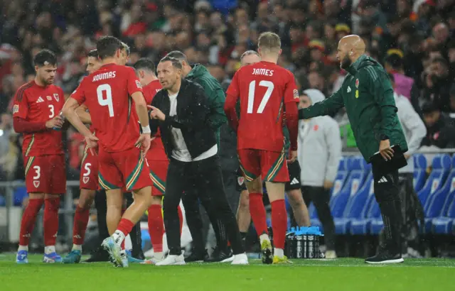 Craig Bellamy speaks with Lewis Koumas