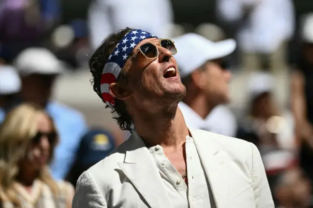 US actor Matthew McConaughey