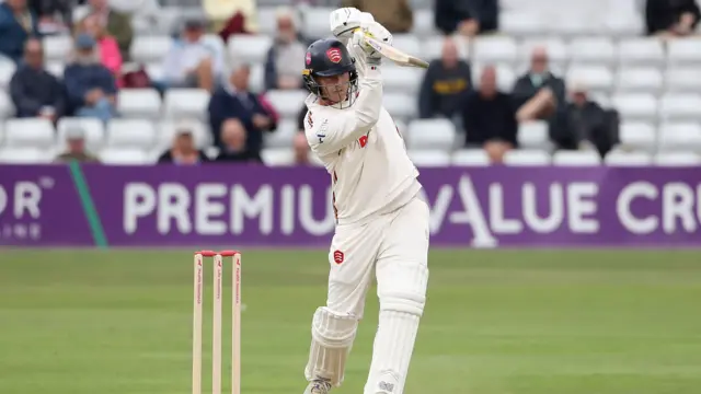 Tom Westley hits a shot