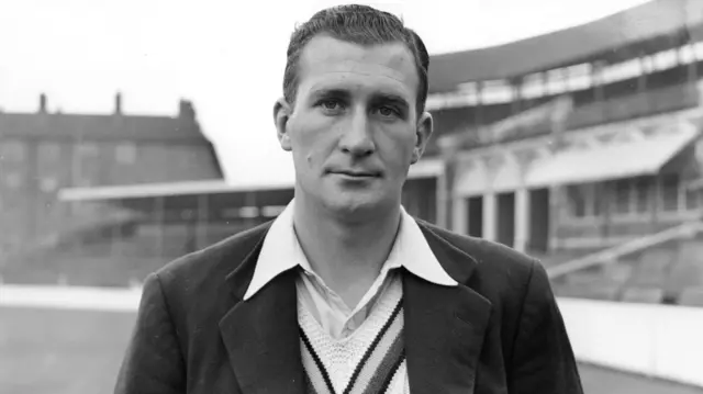 Jim Laker took a hat-trick when Surrey beat Warwickshire by an innings inside a day