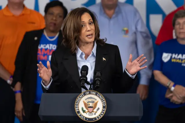 Kamala Harris on 2 September