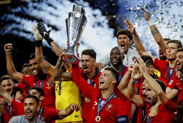Portugal lift Nations League trophy