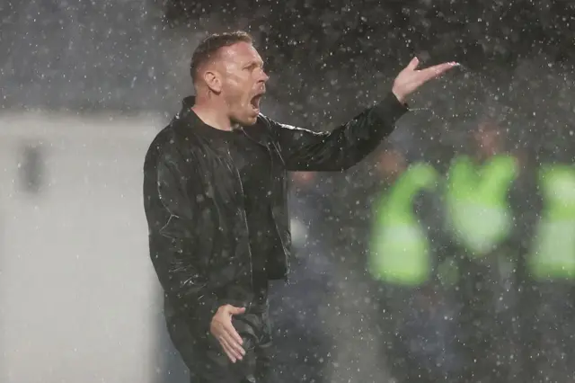 Craig Bellamy shouts orders