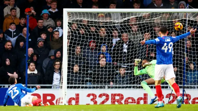 Josh Murphy opens the scoring for Portsmouth