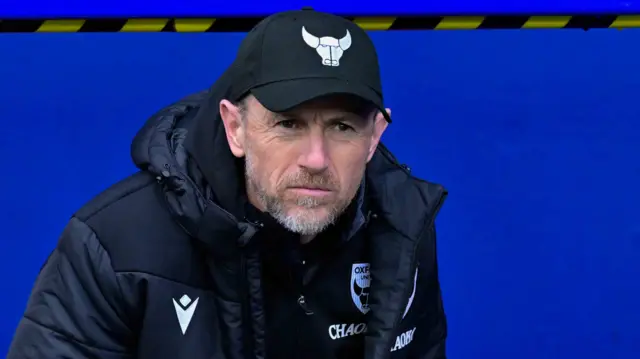 Oxford manager Gary Rowett