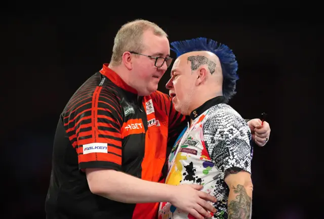Stephen Bunting and Peter Wright