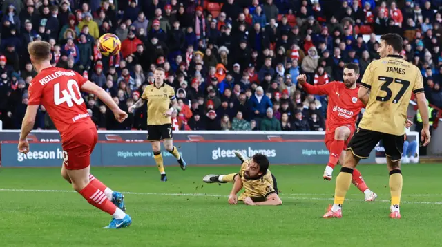 Adam Phillips scores for Barnsley
