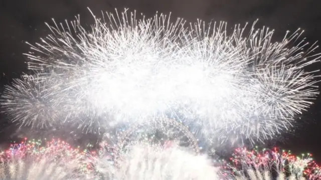 A white explosion over they skyline