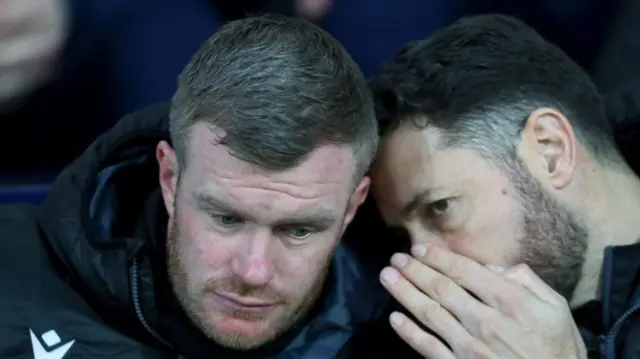 Interim West Brom head coach Chris Brunt