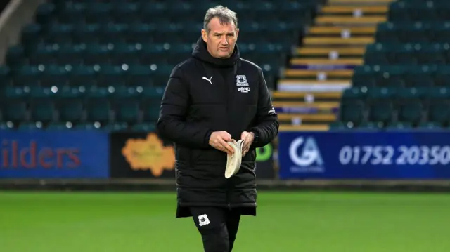 Plymouth first-team coach Kevin Nancekevell