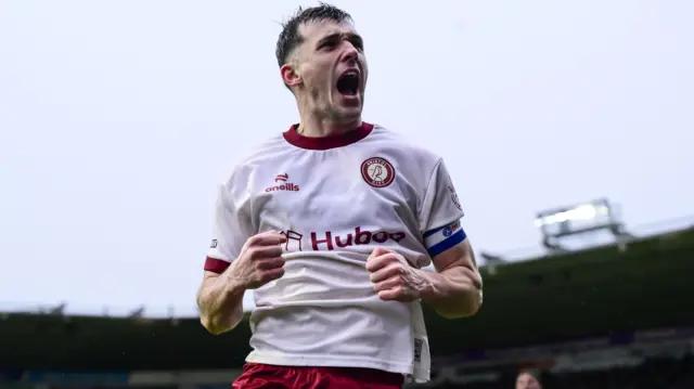 Bristol City goalscorer Jason Knight celebrates