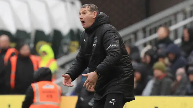 Plymouth first-team coach Kevin Nancekivell