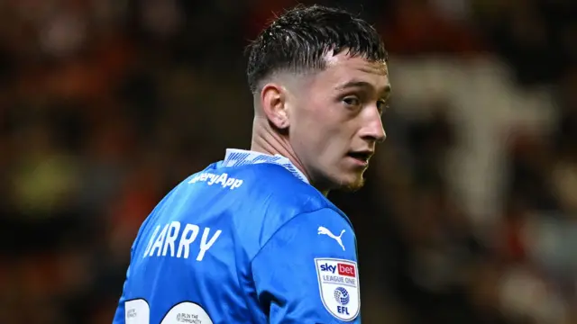 Stockport County's Louie Barry