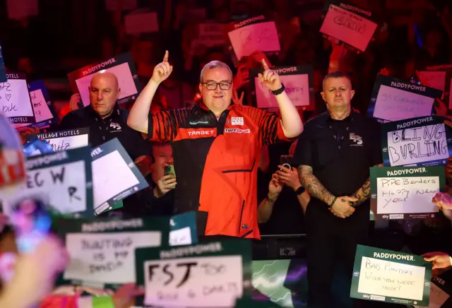 Stephen Bunting before his walk-on