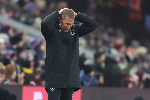 Graham Potter looks deflated