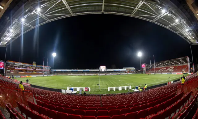 Inside view of Kingsholm