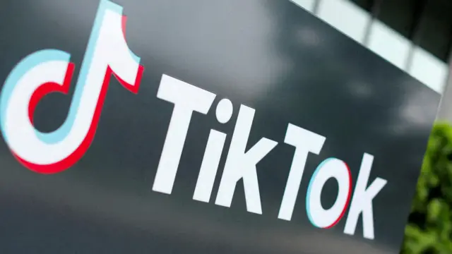 A TikTok office sign