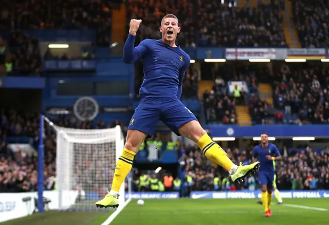 Ross Barkley of Chelsea celebrates