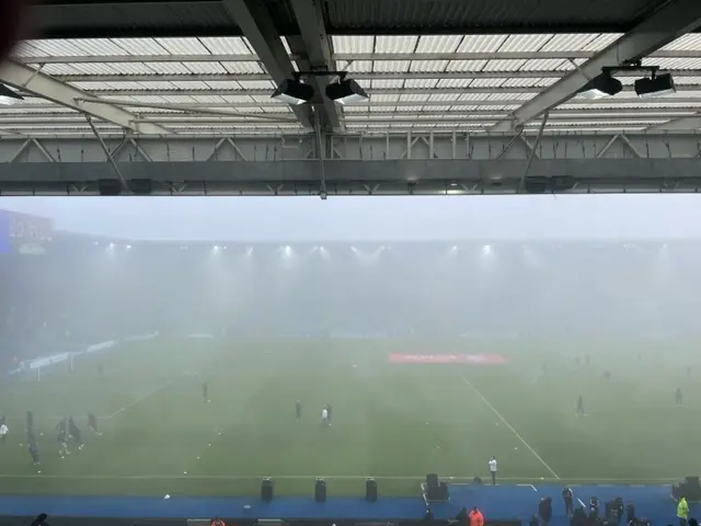 Fog at King Power Stadium