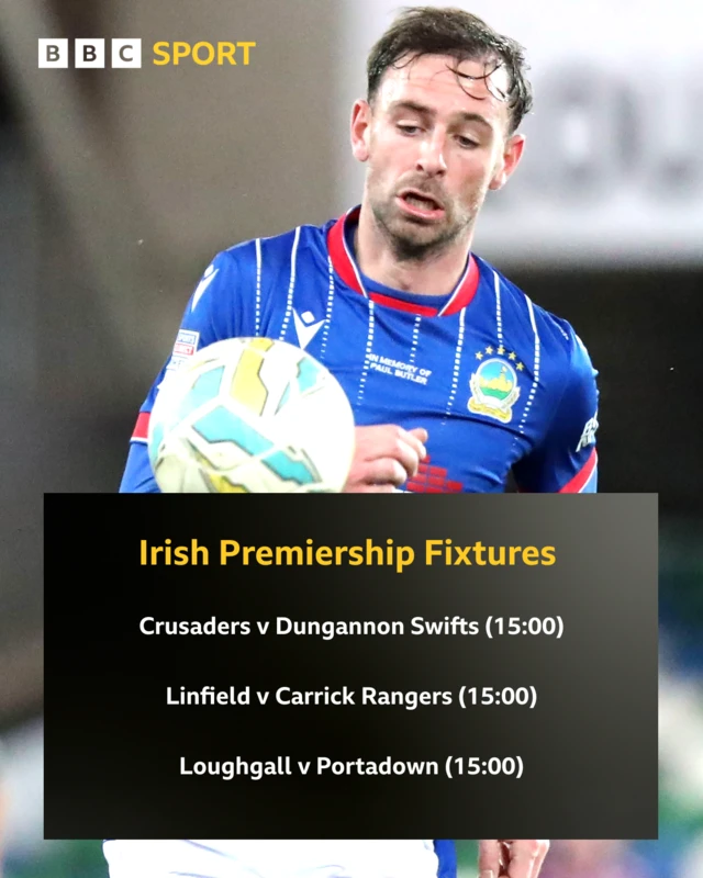 Irish Premiership fixtures