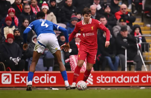 Federico Chiesa in action against Accrington Stanley