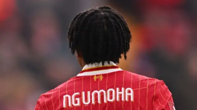 Liverpool player Rio Ngumoha