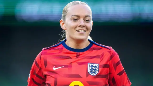 Kayla Rendell in an England kit