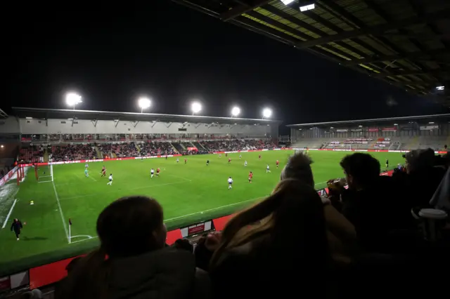 A general view from Leigh Sports Village